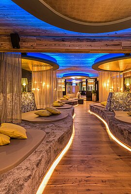 Relaxation room at the Emotion Spa in the Wellnesshotel Winzer