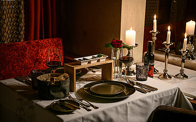 Foodsharing-Tisch im Adults Only Hotel Winzer