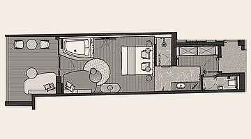 Grundriss Juniorsuite Kuschelnest