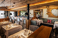 A stylish atmosphere in the restaurant area at the Adults Only Hotel Winzer