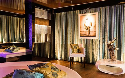 Kristall-Lounge im Emotion Spa des Wellnesshotel Winzer