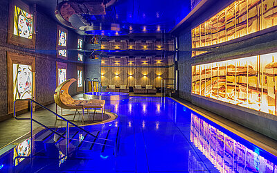 Hallenbad im Emotion Spa des Wellnesshotel Winzer